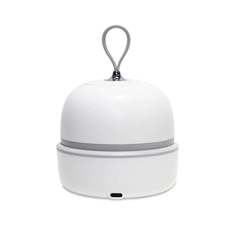 Electric Silicone Head Massager English White