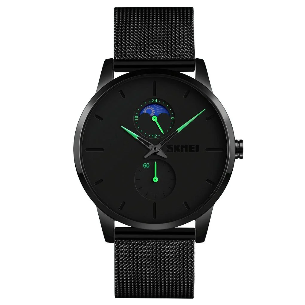 Men Simple Business Sports Watch - Quartz Movement - Green