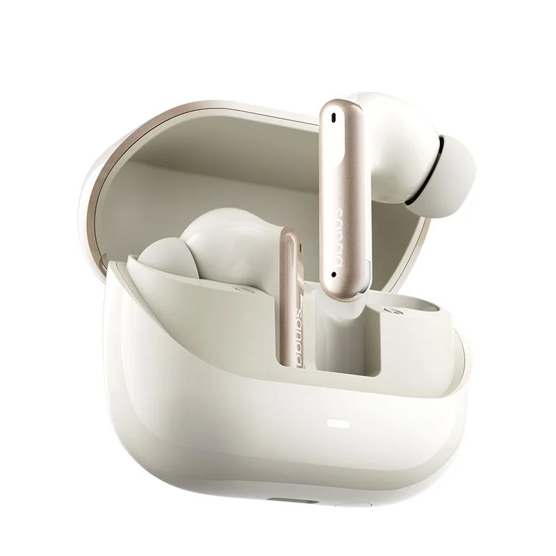 Wireless Anc Bluetooth Earbuds with Noise Reduction - T51s - Beige