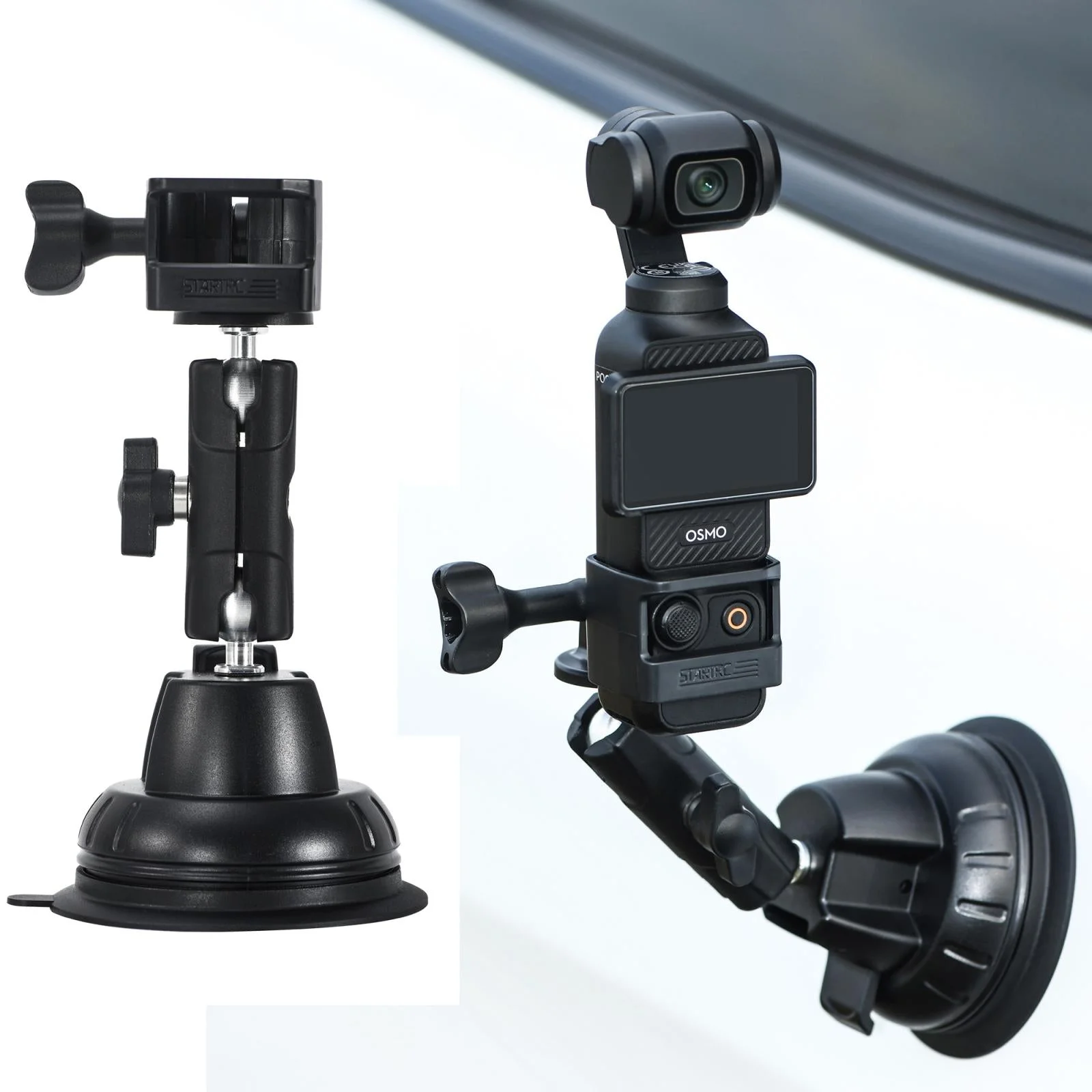 3 Suction Cup Holder For Dji Osmo Pocket Black