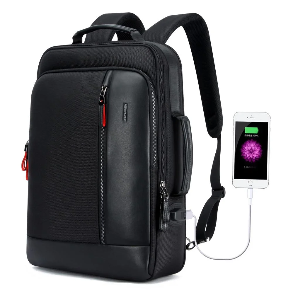 Large Capacity Business Laptop Backpack with Usb Port - Breathable & Stylish Black 30x15x44cm
