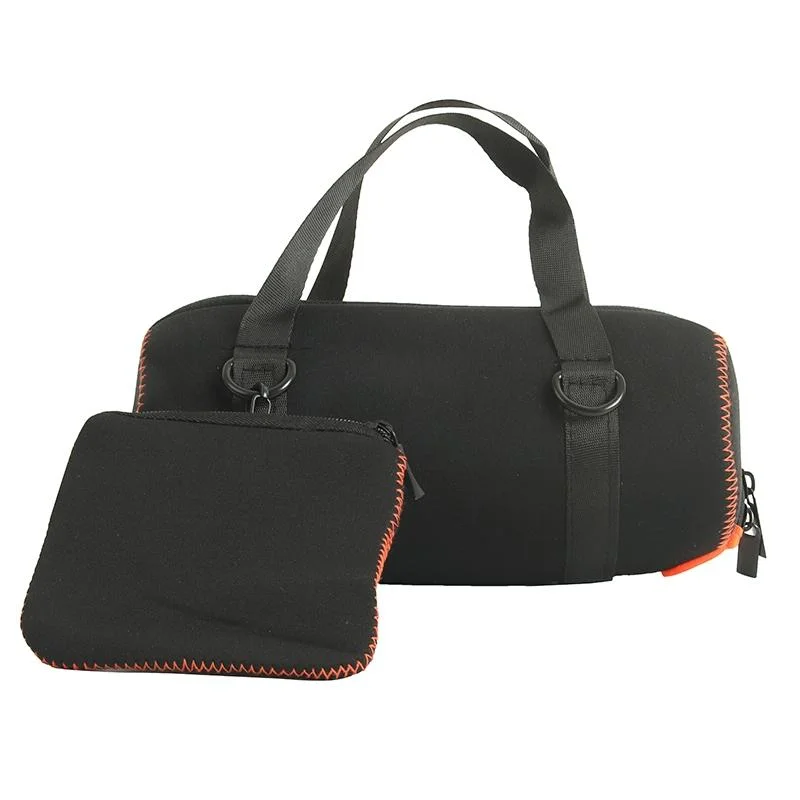 Protective Cover with Strap & Carabiner for Jbl Charge 5 - Black