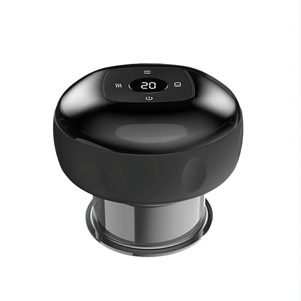 12-Speed Electric Cupping Massage Device Fast Charging - Black