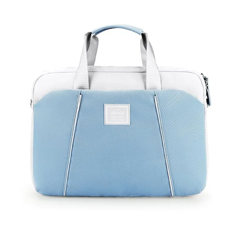 Portable Messenger Bag for Laptops - Apple Huawei Xiaomi Basne - Landscape Tattoo Light Blue