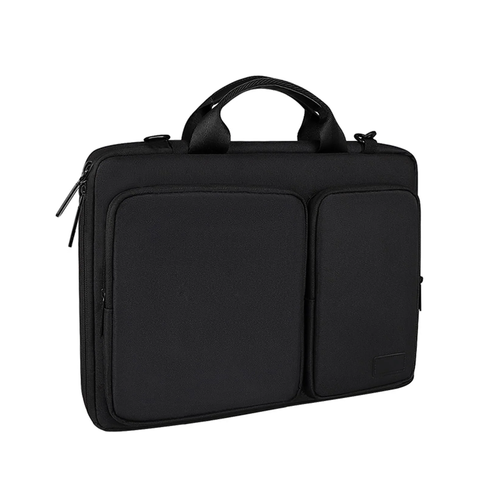 Thickened Polyester Laptop Bag - Fits 14.1-15.4 Inch Devices - Black