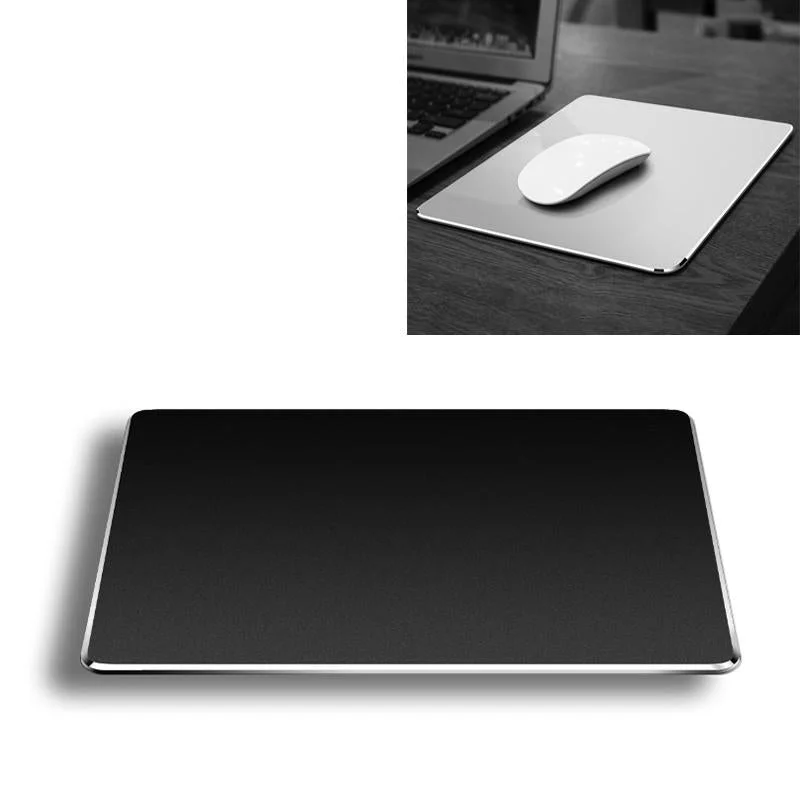 Double Sided Non Slip Aluminum Mouse Pad Small - Black