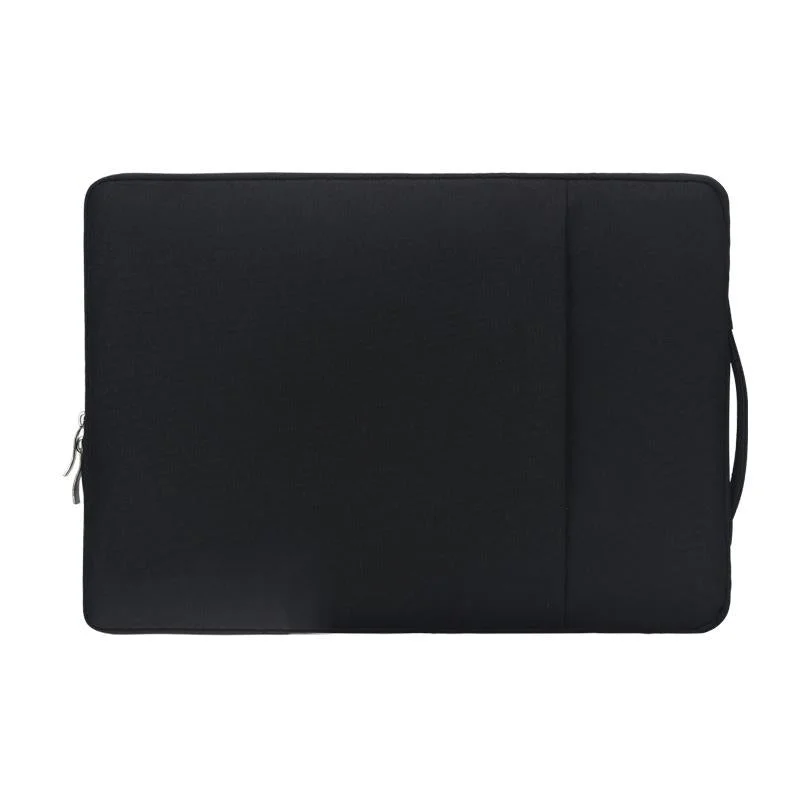 Denim Laptop Liner Bag for Business - Black