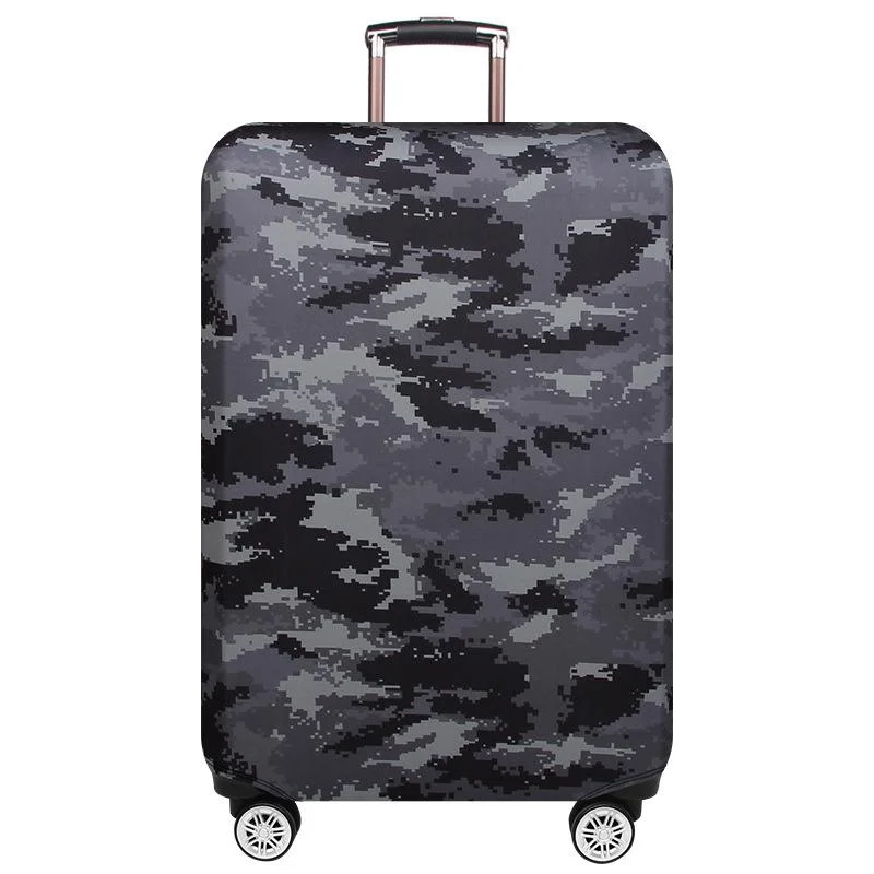 Travel Trolley Suitcase Cover Durable & Dustproof Size L - Camouflage 2