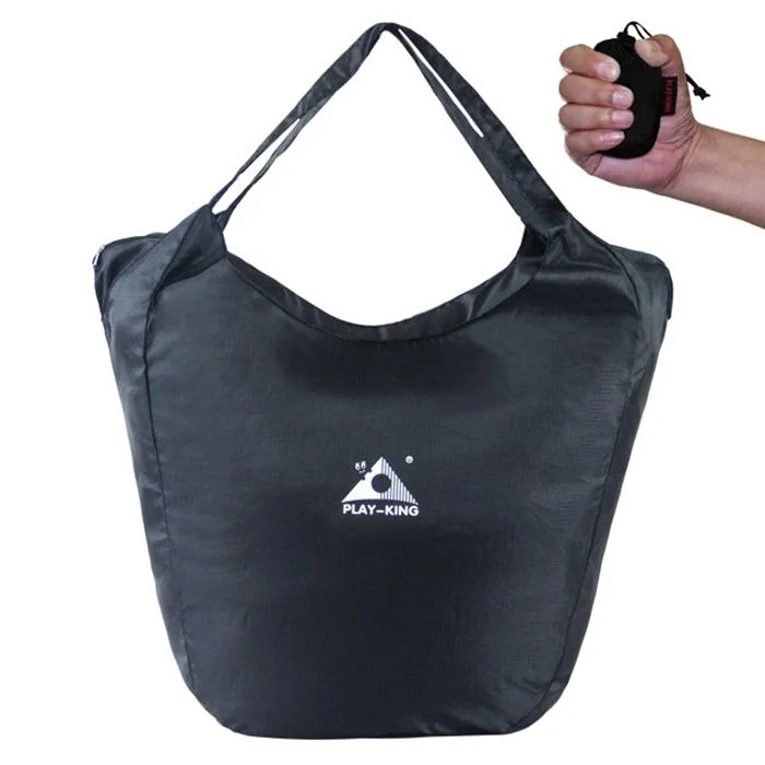 Ultralight Foldable Anti Splash Bag For Outdoor Climbing Portable And Durable - Black