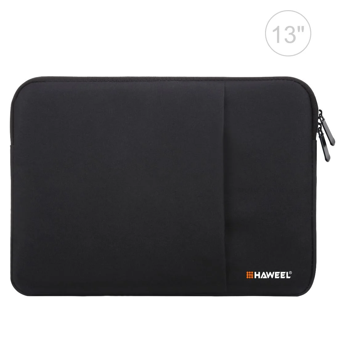 13 Inch Laptop Sleeve Case with Zipper for Macbook Samsung Sony Dell Alienware Chuwi Asus Hp - Black