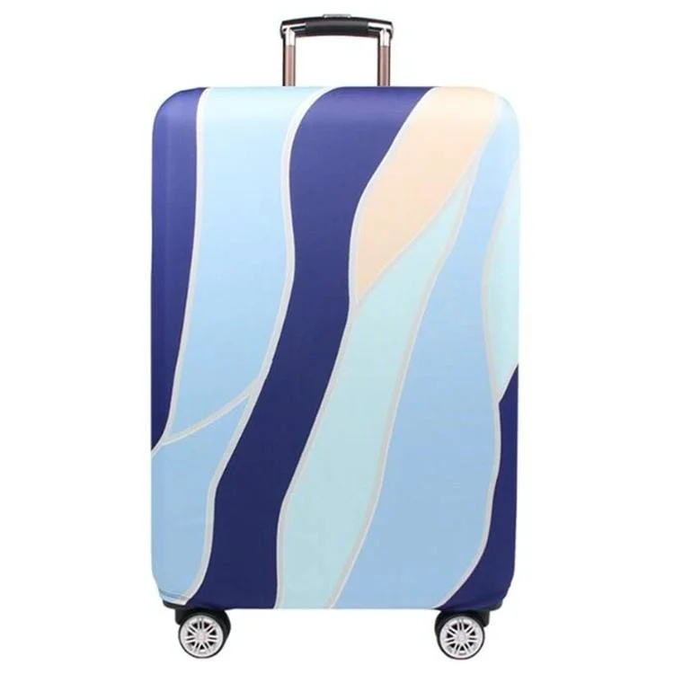 29-32 Inch Travel Suitcase Dust Covers - Elastic & Abrasion-resistant - Blue Ripple
