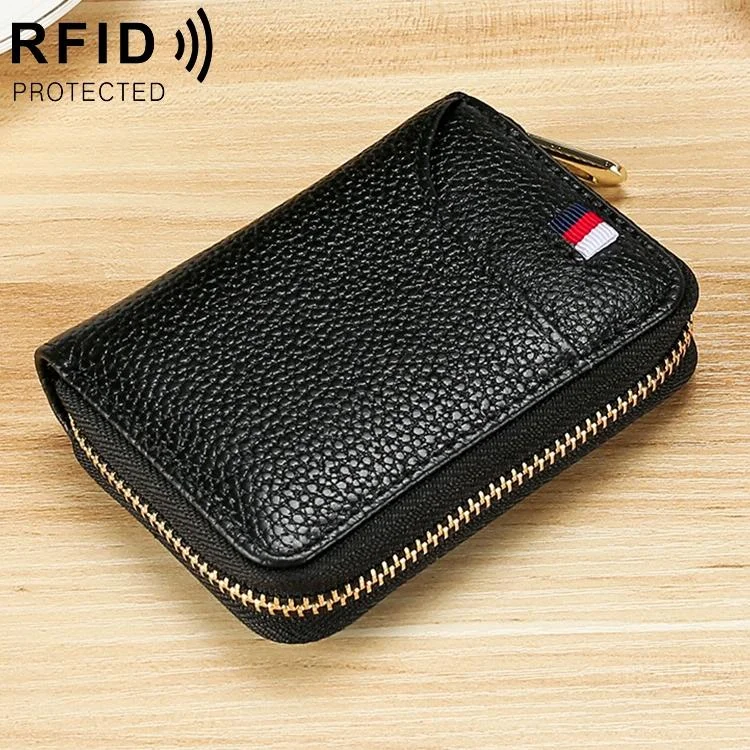 Multi Card Rfid Ladies Wallet - Black