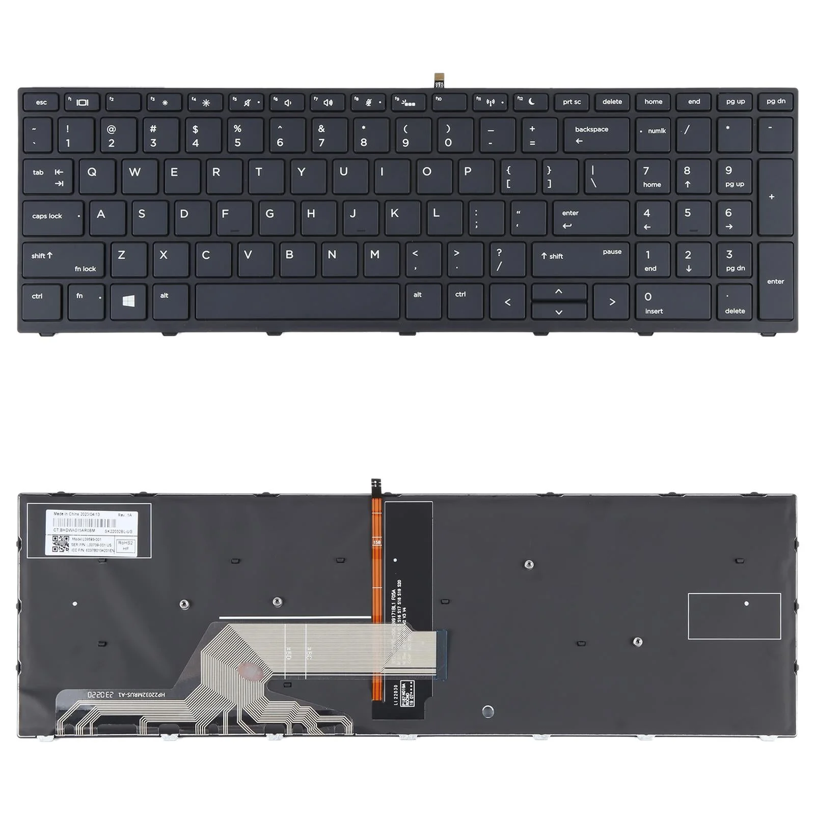 Hp Probook G5 Keyboard with Backlight - us Version