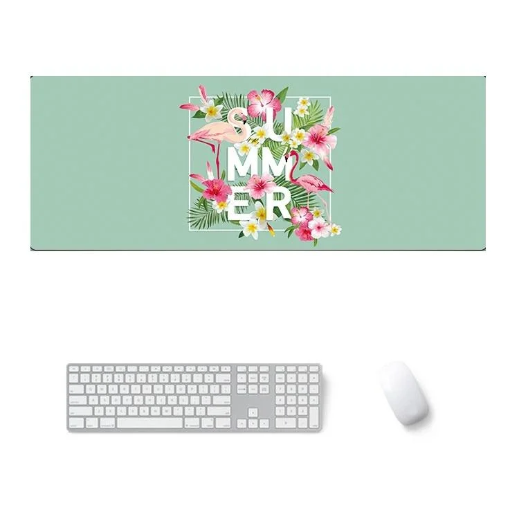 Rubber Mouse Pad For Office Learning - 2 Flamingo