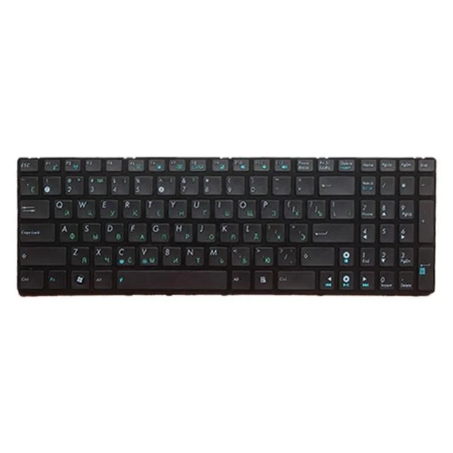Russian Keyboard for Asus K52 K53s X61 N61 G60 G51 - Black - Black