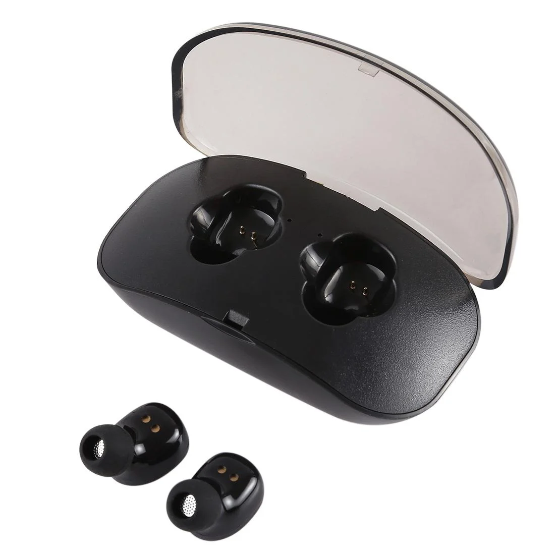 Portable In-ear Bluetooth Earphone with Charging Box - X-i8s - Black