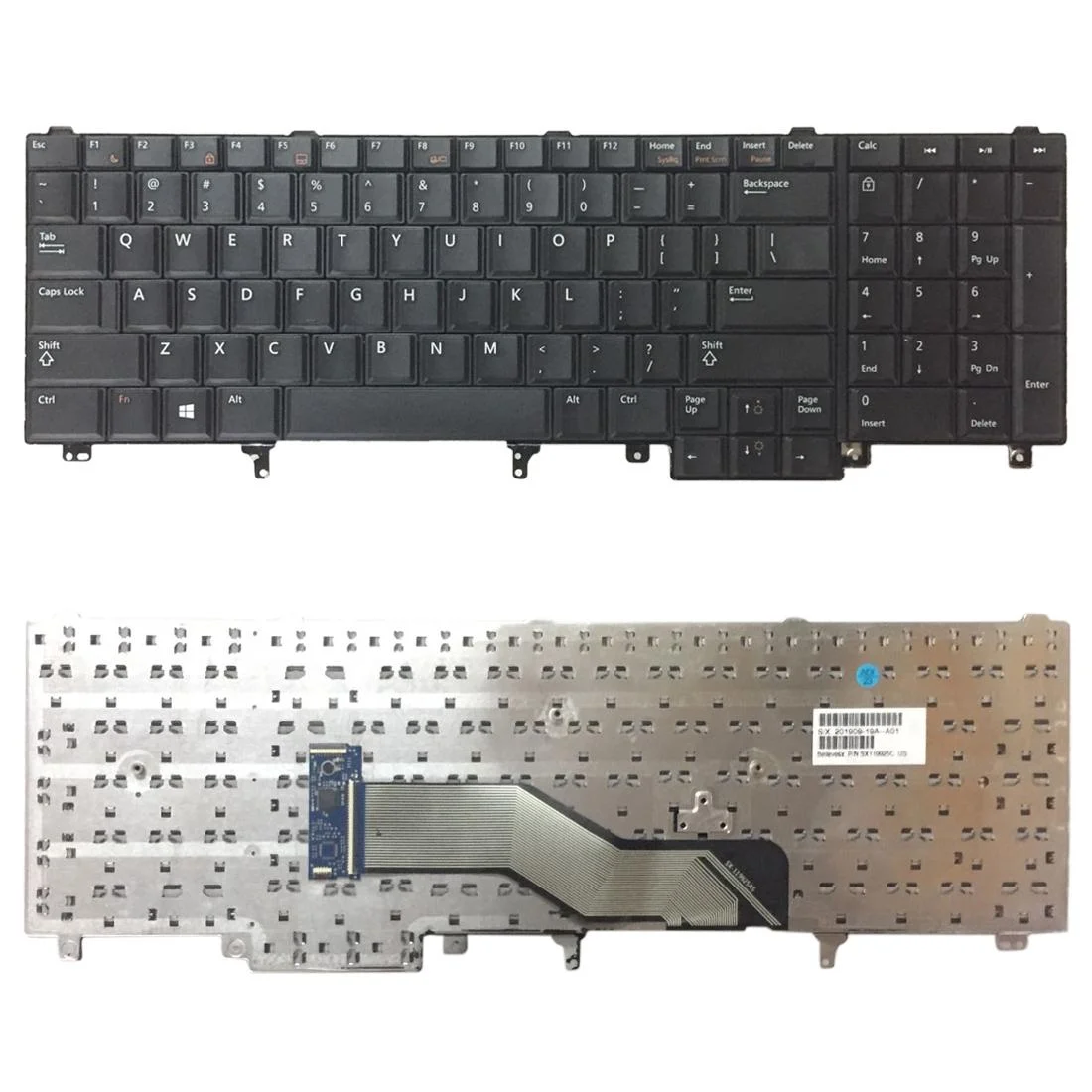 Dell Latitude E6520 E6530 E6540 E5520 E5520m E5530 Keyboard - us Version