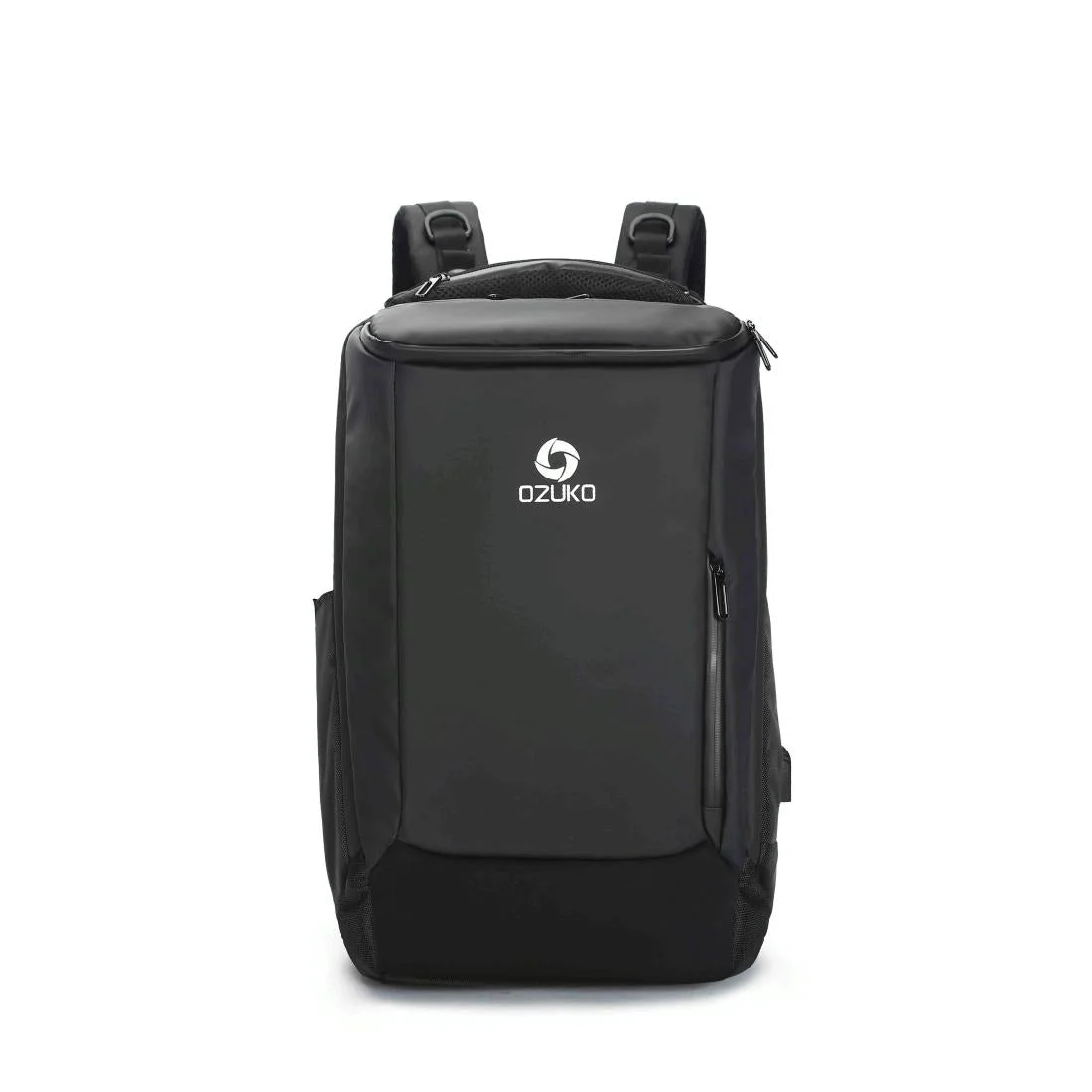 Small Waterproof Usb Outdoor Shoulder Backpack - Black