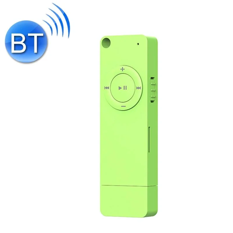 Bluetooth Mp3 Player With U Disk Design 32Gb Memory - Green