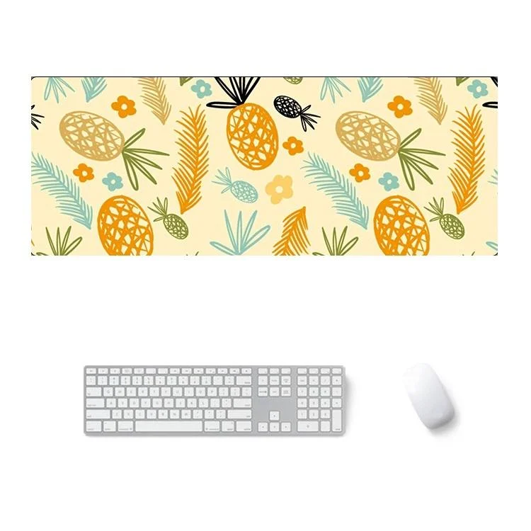 Rubber Mouse Pad For Office Learning - 3 Creative Pineapple