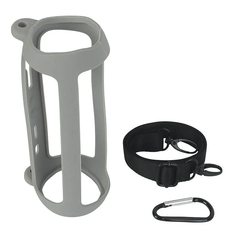 Silicone Protective Case for Jbl Flip6 Bluetooth Speaker - Silver Gray