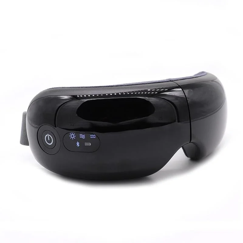 Rechargeable Eye Massager With Heat Air Pressure & Vibration - Black