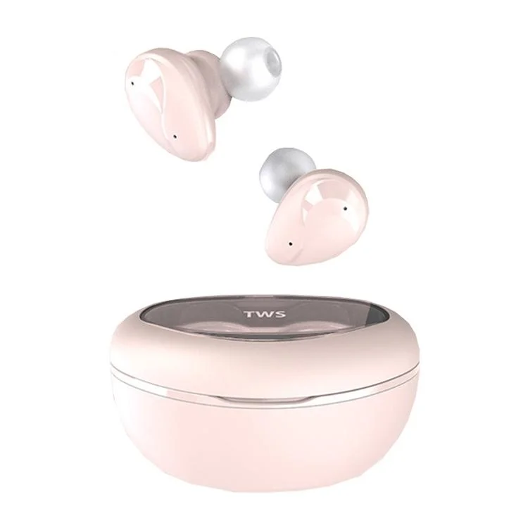 Wireless Bluetooth Headset with Power Display - Mini - Pink