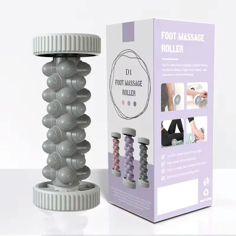 Plantar Fascia Roller For Home Fitness Muscle Relaxation Tool - Gray