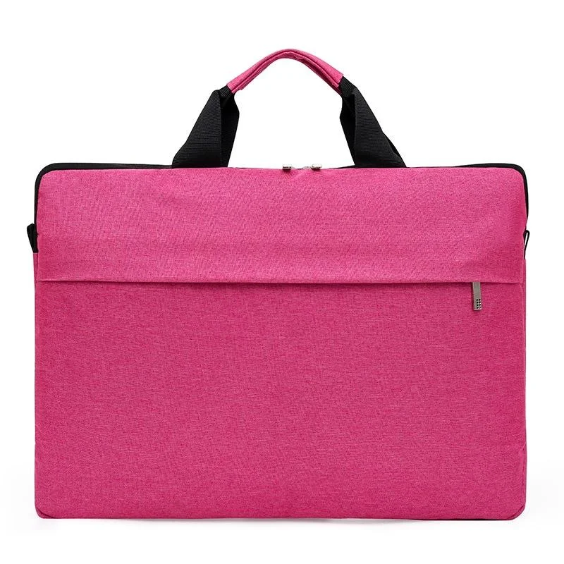 Waterproof Single Shoulder Notebook Bag - 13 Inch Portable & Durable - Pink