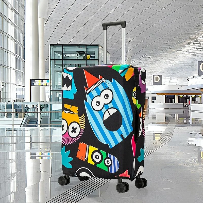 Thick Elastic Luggage Cover for Outdoor Travel - Fits 22-24 Inches - T-018 - S (17-20 Inches)