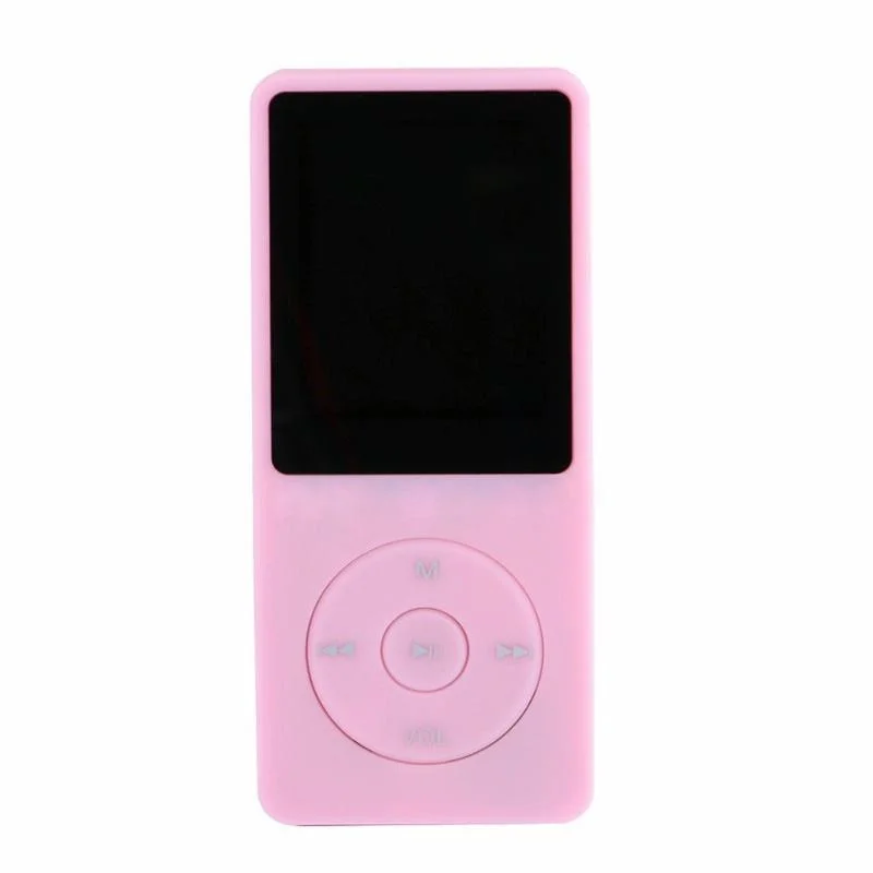 Portable Lcd Fm Radio Mp3 Mp4 Player 4Gb Memory Black - Pink 4Gb