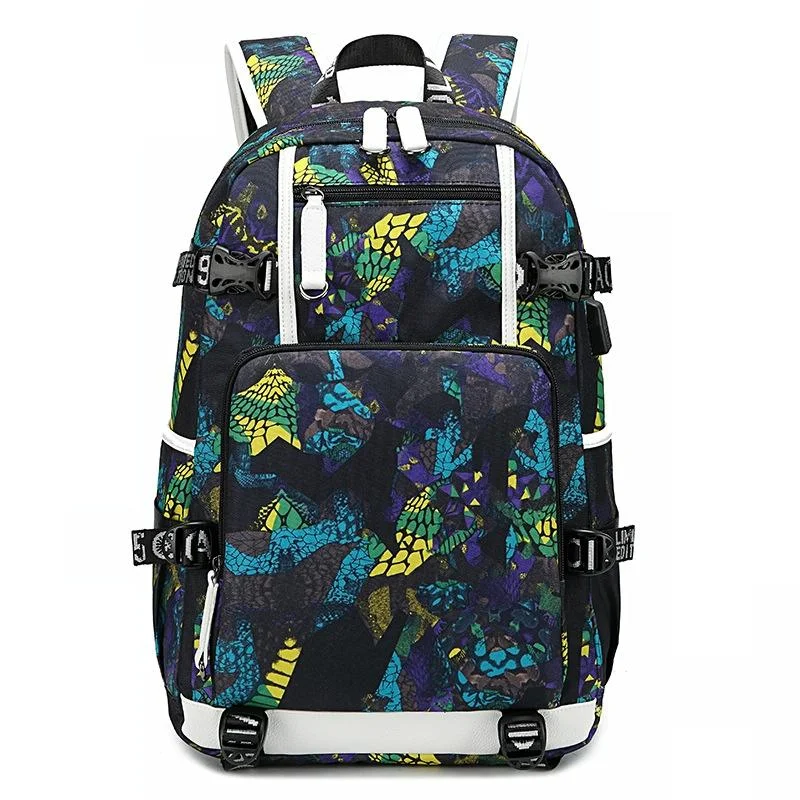 Student Thermal Backpack - Lightweight & Durable - Printed Yellow