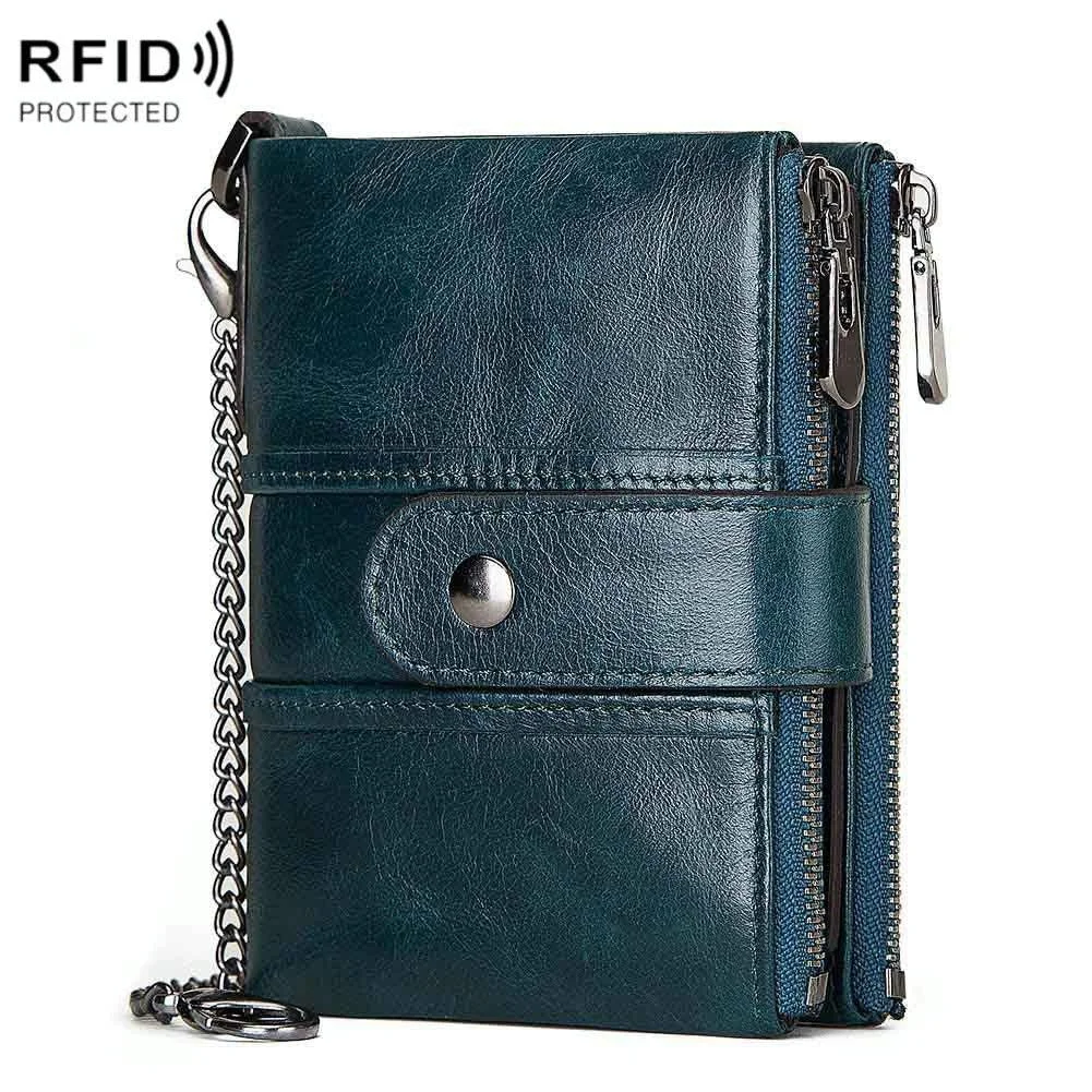Secure Multi-function Rfid Wallet - Anti-theft - Blue
