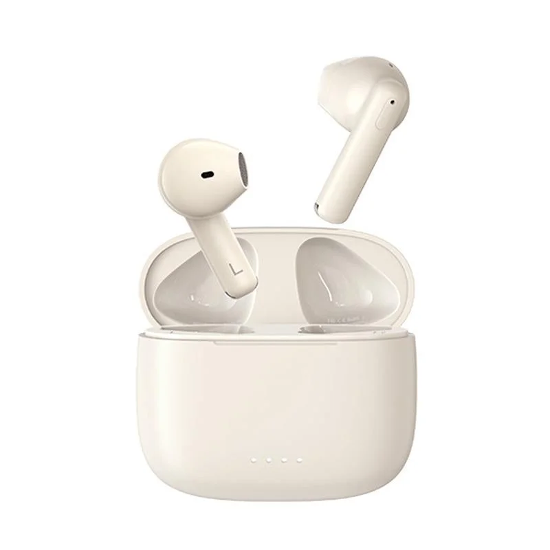 Wireless Bluetooth Headphones with Dual-microphone Noise Canceling - 2e Enc - Beige