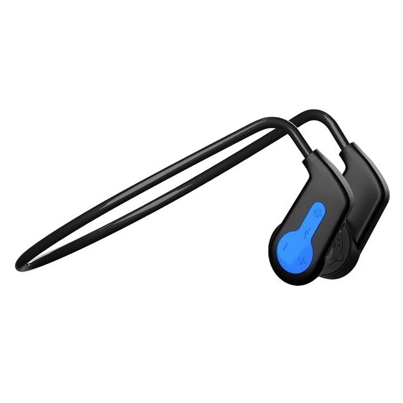 Waterproof K3 Bone Conduction Bluetooth Headphones - 16gb Ram - Blue
