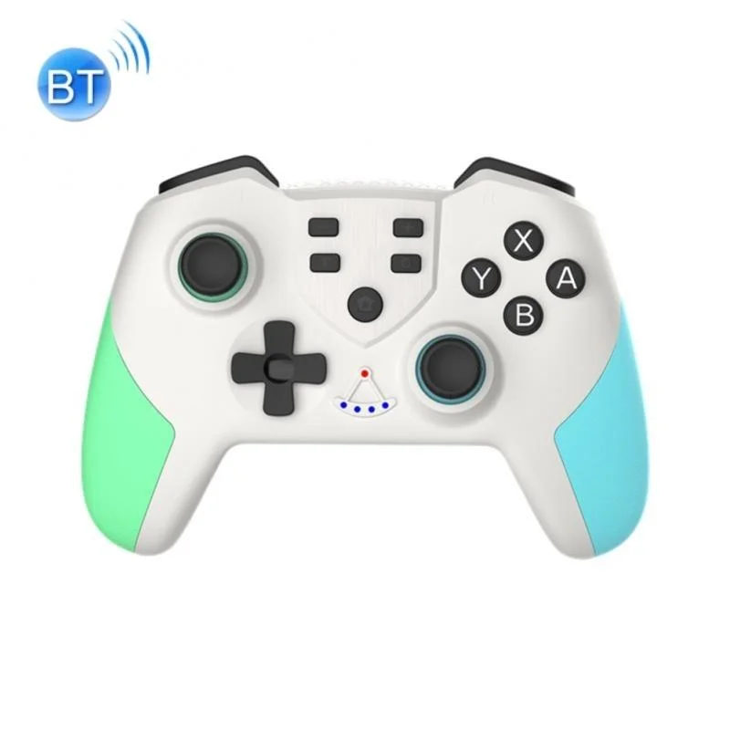 Wireless Six-axis Tooth Handle for Switch Pro - Blue Green