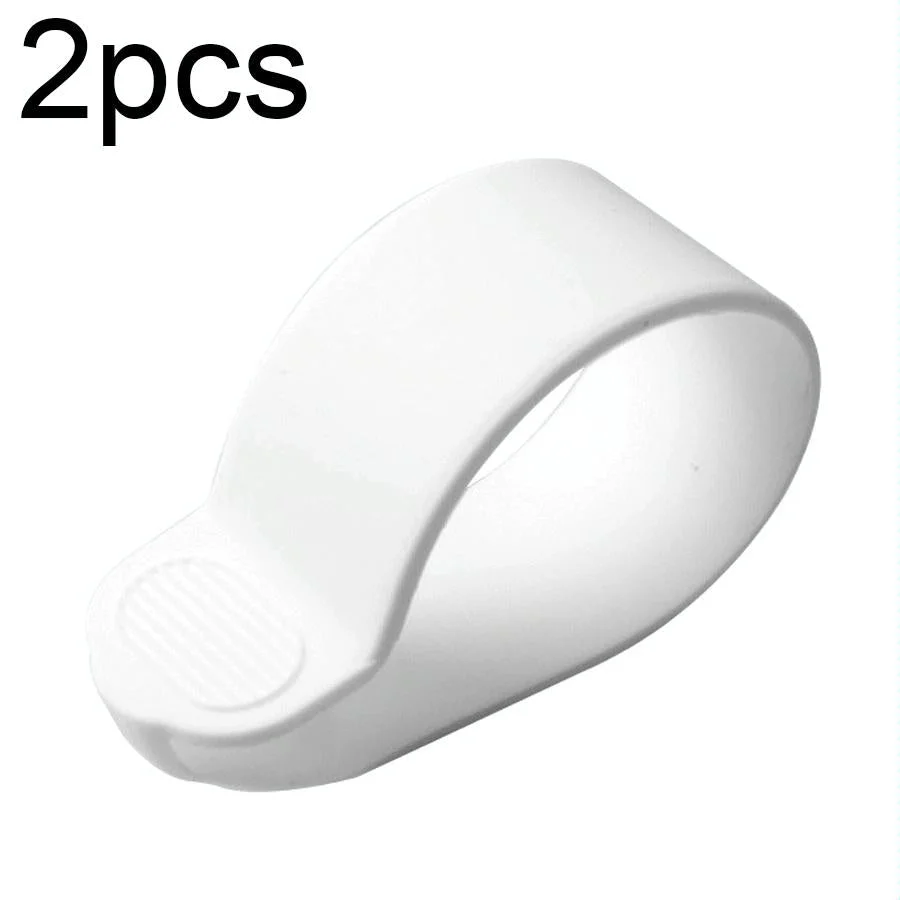 2pcs Silicone Scooter Accelerator Dial Cover for Xiaomi M365 / 1s / Pro / Max G30 / Es2 - White