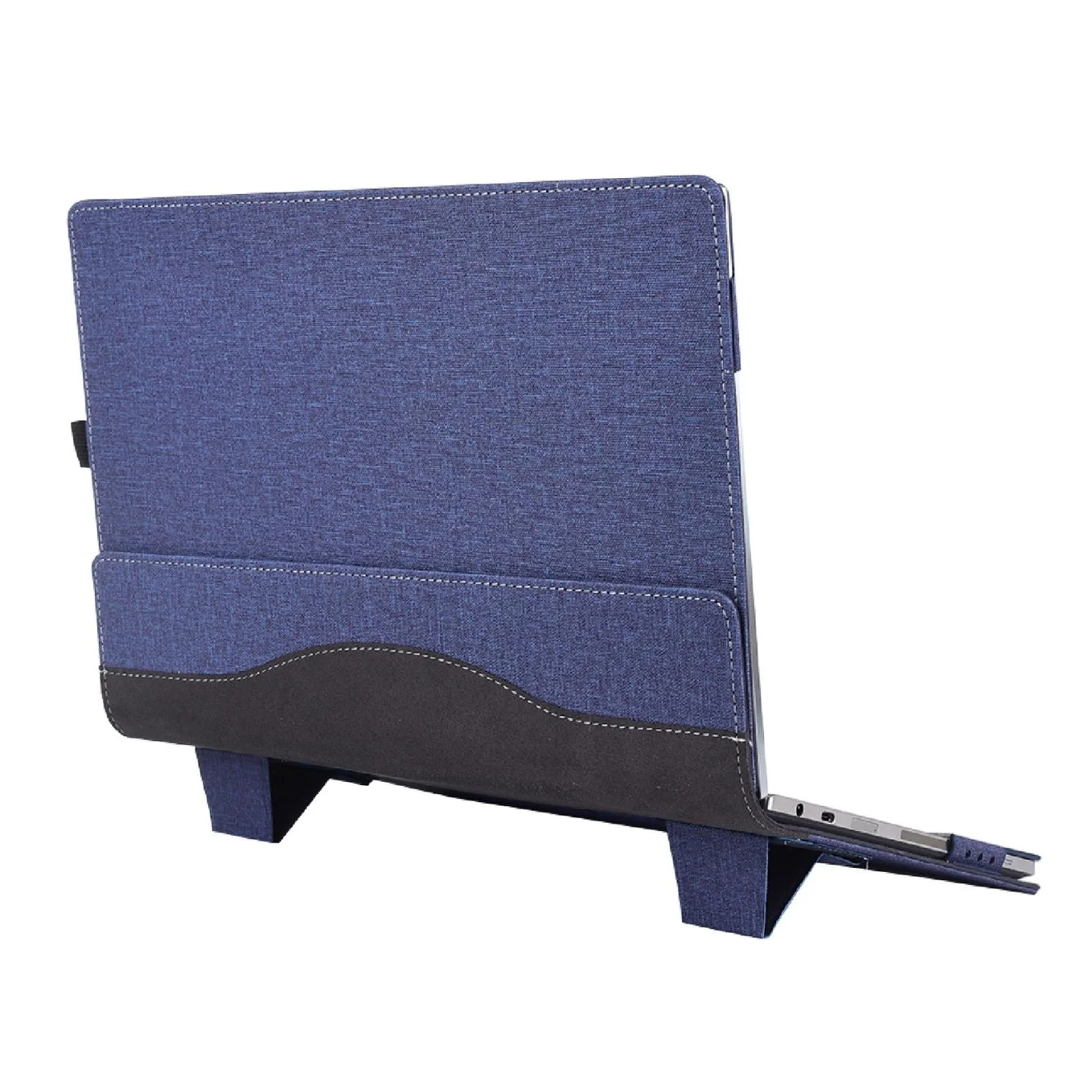 Protective Leather Laptop Case With Stand - 13.3 Inch - Wine Red - For Samsung Galaxy Book Pro 360