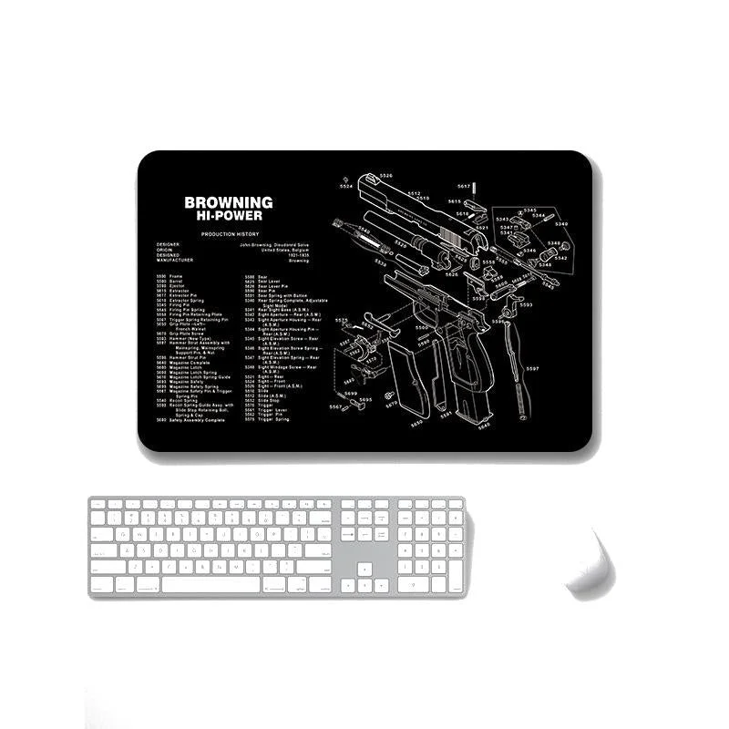 2 Pack Non Slip Office Gaming Mouse Pad 5Mm - Sps-Browninghi-Power