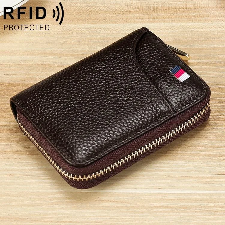 Multi Card Rfid Ladies Wallet - Coffee