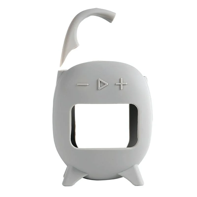 Soft Silicone Protective Case for Jbl Clip 5 Portable Speaker - Grey