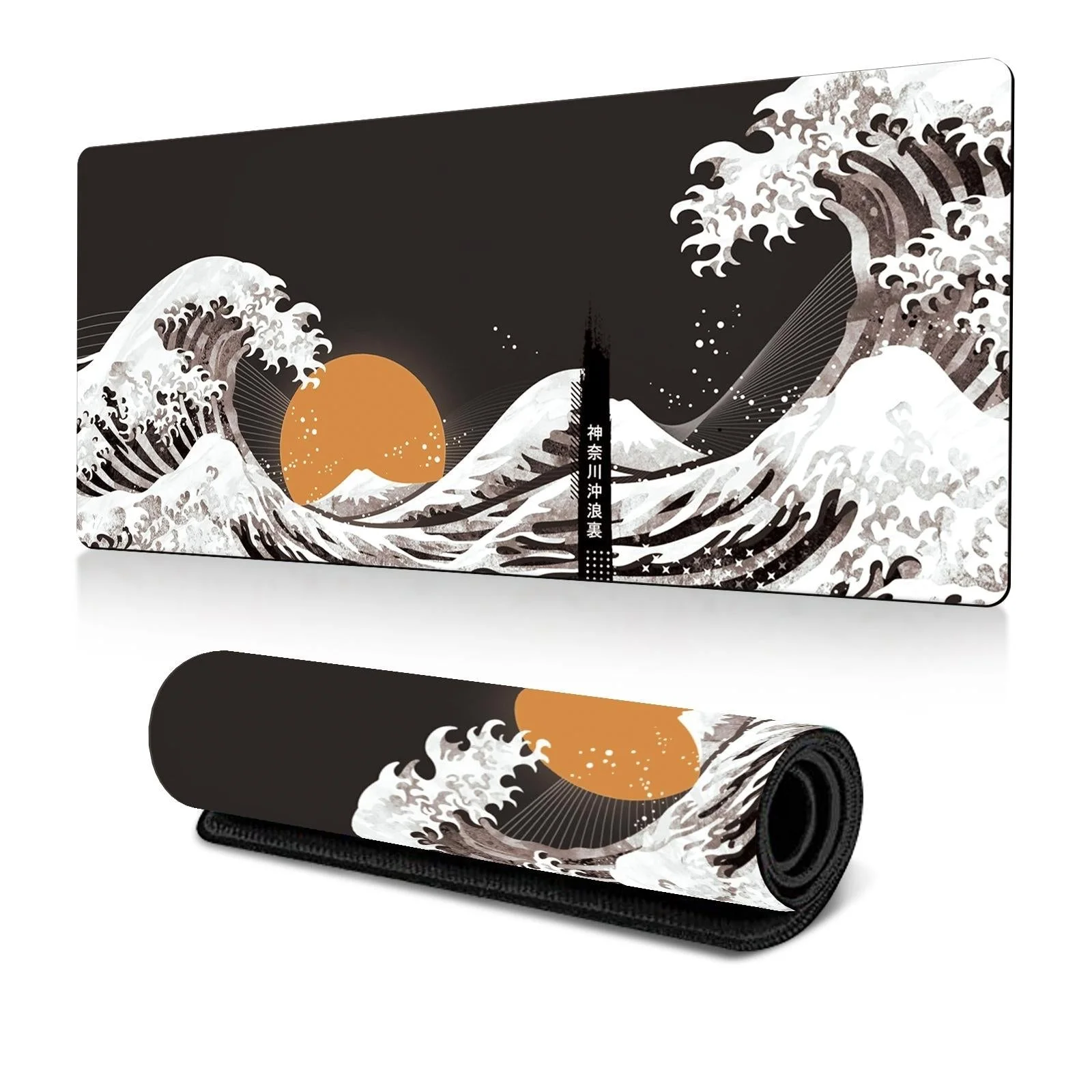 Non Slip Gaming Mouse Pad Big Wave Design - No.28 - 300X600X2Mm