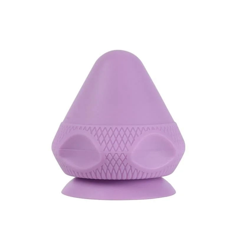Silicone Suction Cup Muscle Massage Ball - Purple