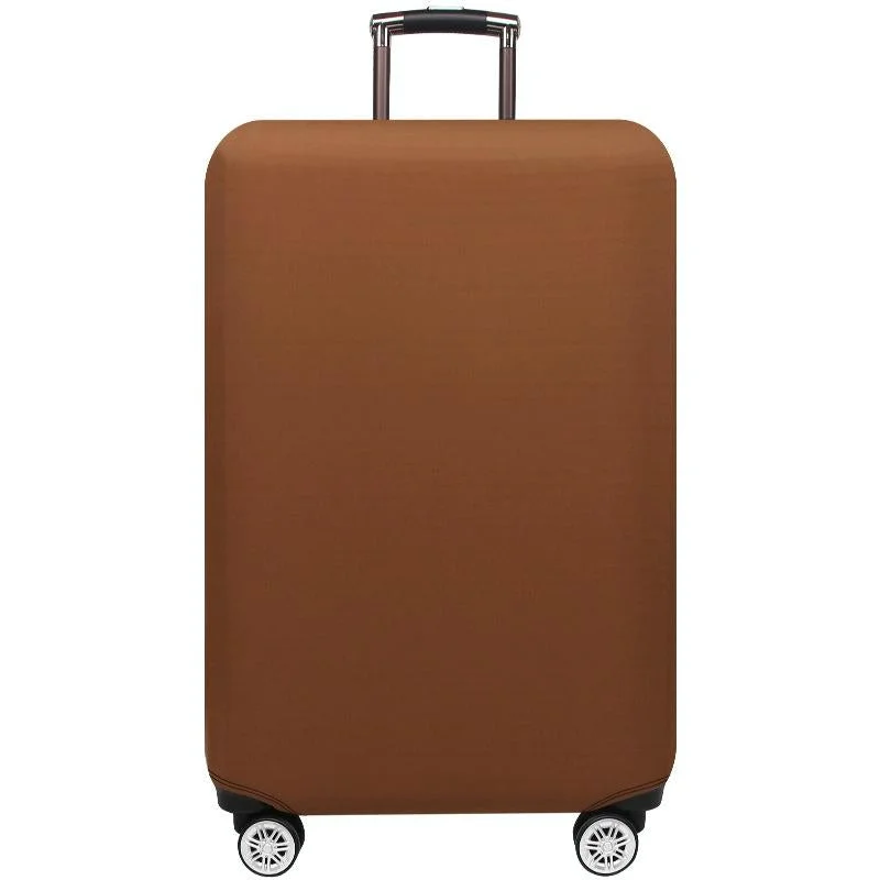 Stretch Luggage Protective Cover - Durable & Dust-proof - Size l - Coffee
