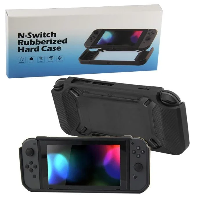 Nintendo Switch Back Cover - Scratch Resistant - Black + Black