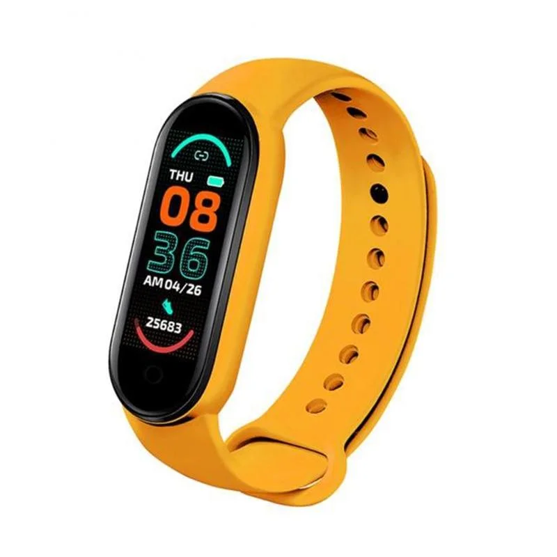 Advanced Health Tracker With Heart Rate Blood Pressure And Sleep Monitoring - Yellow