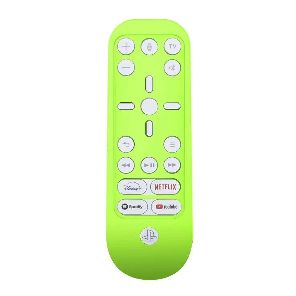 2-pack Silicone Remote Control Cover for Ps5 Media Remote - Luminous Green