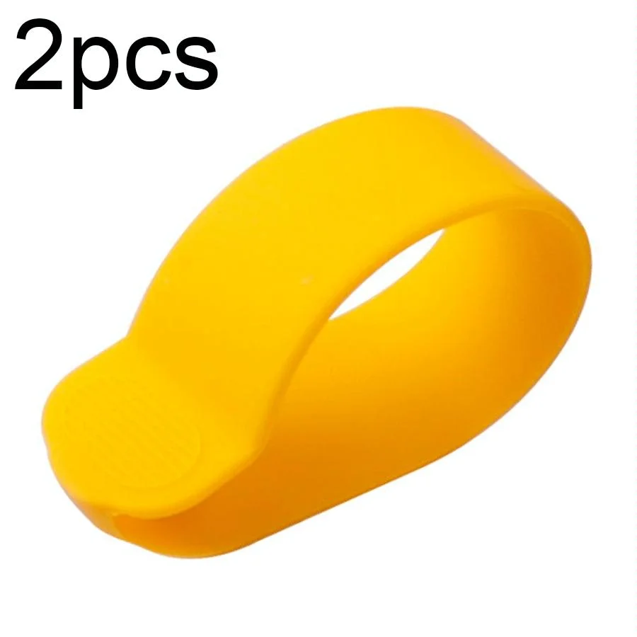2pcs Silicone Scooter Accelerator Dial Cover for Xiaomi M365 / 1s / Pro / Max G30 / Es2 - Yellow