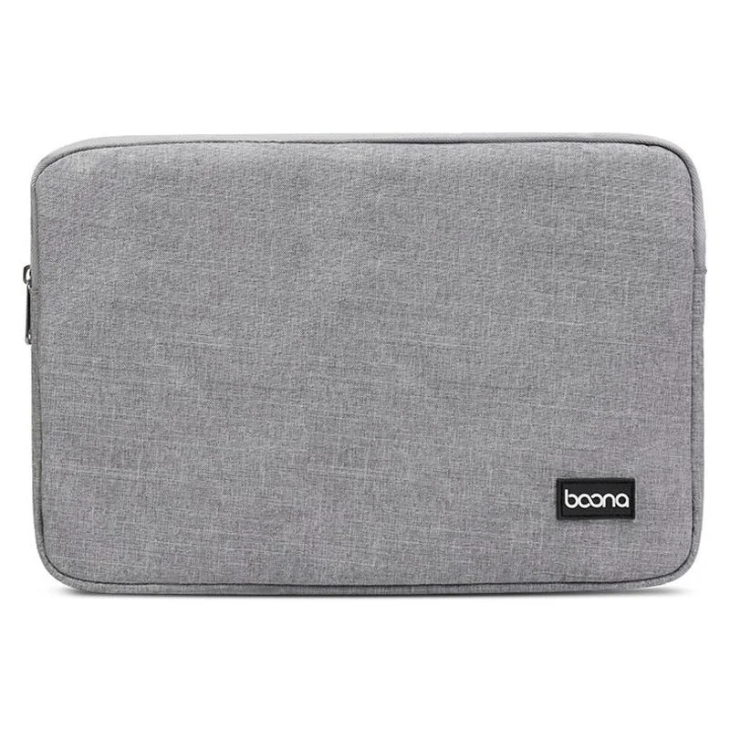 12 Inch Protective Laptop Liner Bag Cover - Lightweight Gray