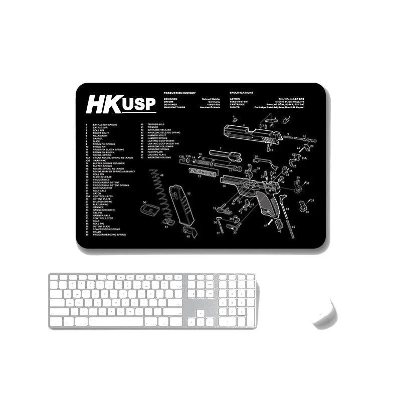 2 Pack Non Slip Office Gaming Mouse Pad 5Mm - Hk-Usp10